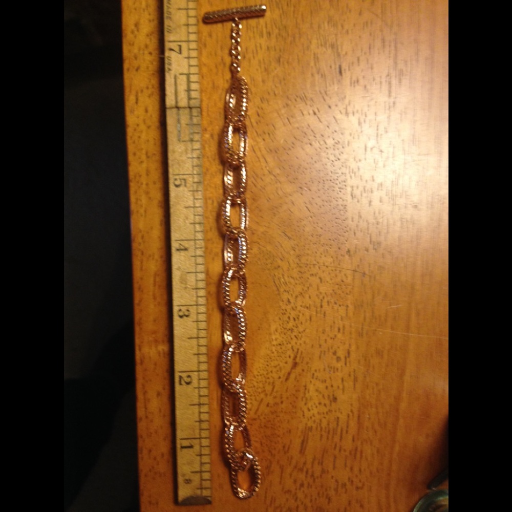 Copper link bracelet w/matching scarf - Picture 4 of 5